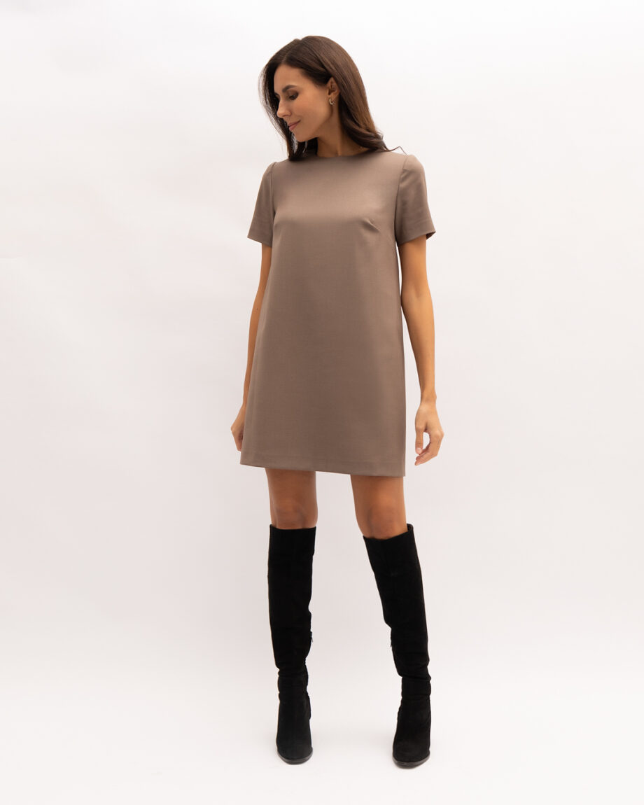 a line silhouette mini dress Anna-Kaci Women's Sweetheart Twist Front Mini Dress with Flutter Sleeves Smocked Back Flowy A Line Silhouette, XL 16-18 / White